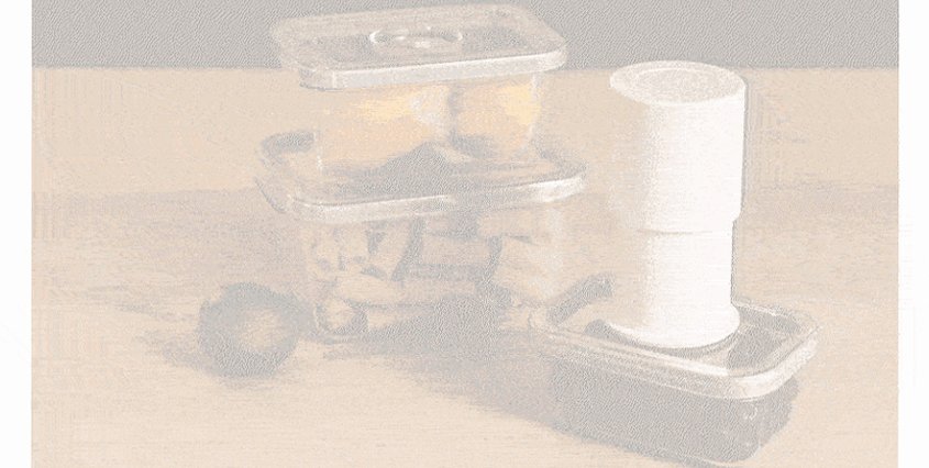 [N배송] 휴락 진공 밀폐용기 뉴트럴그레이 사각 4종 전자레인지 식세기사용 반찬통 도시락통