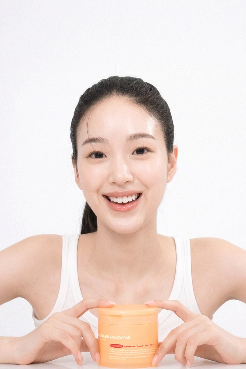 [요철제로 필링패드] 글로우 토너 패드 지우개 좁쌀 피지 모공 각질 아하 바하 60매, 3개